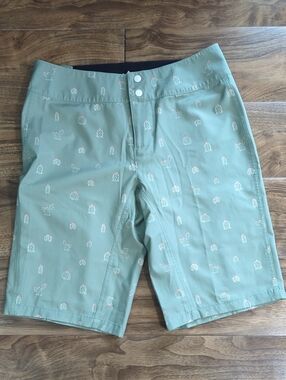 Wide Rye Freel 12" Sage Green Cactus Bike Shorts